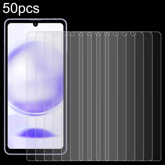 50pcs 0.26mm 9H 2.5D Tempered Glass Film, For Sharp Aquos Sense8 SH-54D, For Sharp Aquos Sense8 SHG11