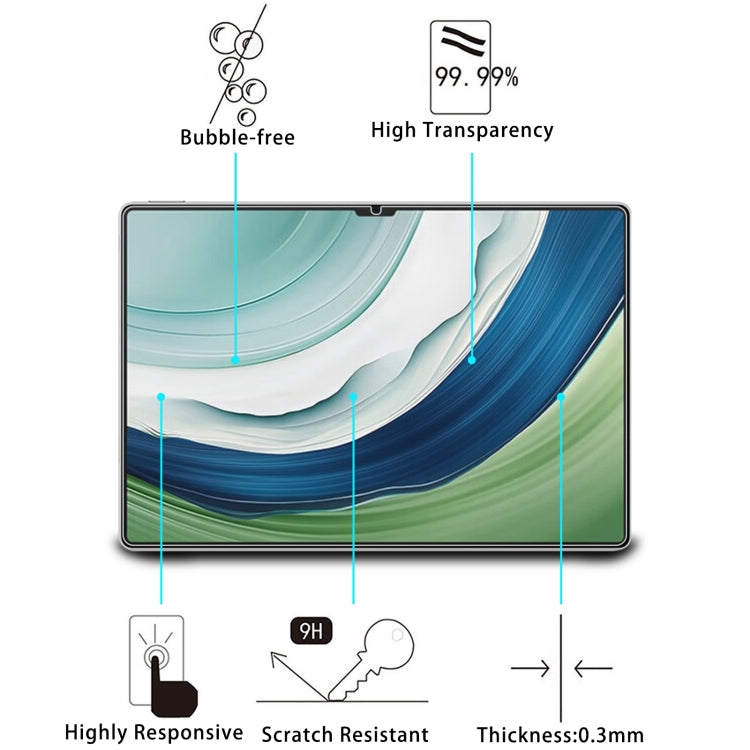 25pcs 0.3mm 9H Explosion-proof Tempered Tablet Glass Film, For Huawei MatePad Pro13.2 2025 / 2023