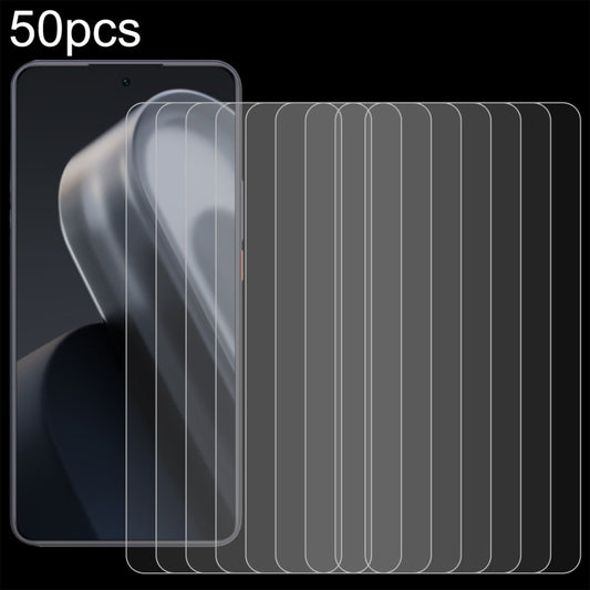 50pcs 0.26mm 9H 2.5D Tempered Glass Film, For Meizu Lucky 08, For Meizu Blue 20, For Meizu 21 Note, For Meizu 21 Pro, For Meizu 21, For Meizu 20 Classic