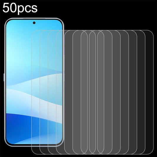 50pcs 0.26mm 9H 2.5D Tempered Glass Film, For Meizu Note 16 Pro, For Meizu Lucky 08, For Meizu Blue 20, For Meizu 21 Note, For Meizu 21 Pro, For Meizu 21, For Meizu 20 Classic
