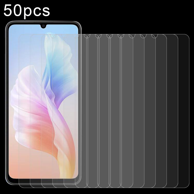 50pcs 0.26mm 9H 2.5D Tempered Glass Film, For Meizu 22 5G, For Meizu Note 21, For Meizu Note 21 Pro, For Meizu Note 16 Pro, For Meizu Lucky 08, For Meizu Blue 20, For Meizu 21 Note, For Meizu 21 Pro, For Meizu 21, For Meizu 20 Classic