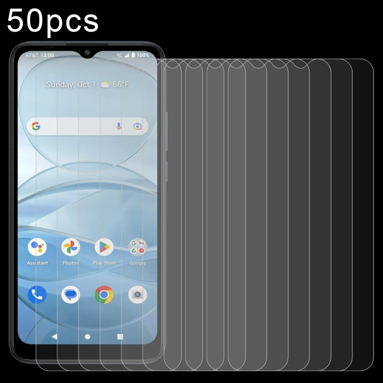 50pcs 0.26mm 9H 2.5D Tempered Glass Film, For AT&T Verge 2, For AT&T Verge, For AT&T Motivate 4, For AT&T Propel 5G
