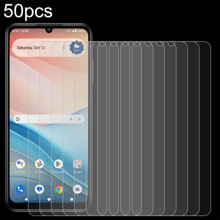 50pcs 0.26mm 9H 2.5D Tempered Glass Film, For AT&T Verge 2, For AT&T Verge, For AT&T Motivate 4, For AT&T Propel 5G