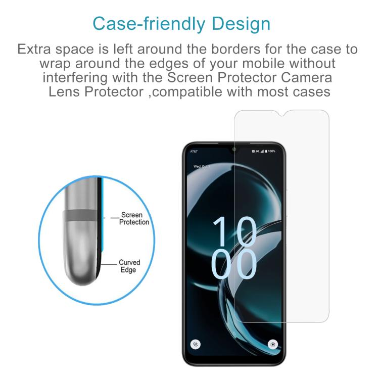 50pcs 0.26mm 9H 2.5D Tempered Glass Film, For AT&T Verge 2, For AT&T Verge, For AT&T Motivate 4, For AT&T Propel 5G