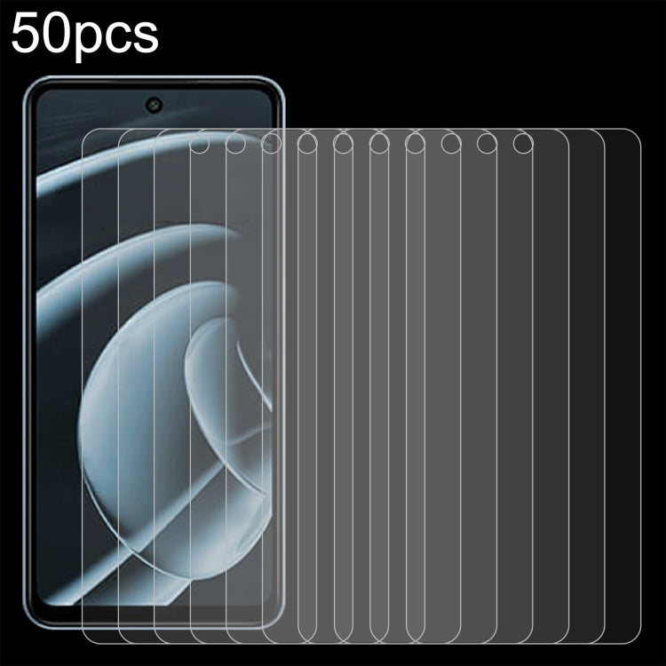50pcs 0.26mm 9H 2.5D Tempered Glass Film