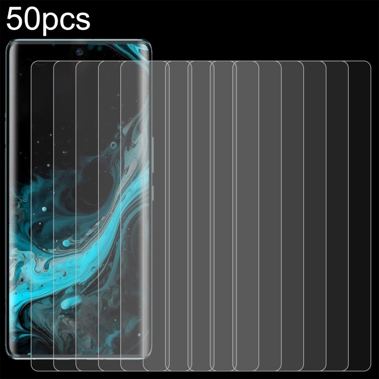 50pcs 0.26mm 9H 2.5D Tempered Glass Film, For Lava Blaze Duo, For Lava Agni 3, For Lava Blaze 3 5G, For Lava Blaze Curve, For Lava Yuva 3 Pro, For Lava Blaze Pro 5G, For Lava Blaze 2 5G