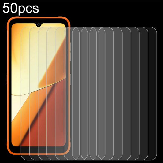 50pcs 0.26mm 9H 2.5D Tempered Glass Film, For FOSSiBOT F112 Pro, For FOSSiBOT F107 Pro, For FOSSiBOT F101 Pro, For FOSSiBOT F102, For FOSSiBOT F101