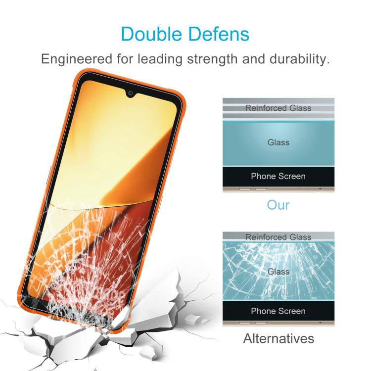50pcs 0.26mm 9H 2.5D Tempered Glass Film, For FOSSiBOT F112 Pro, For FOSSiBOT F107 Pro, For FOSSiBOT F101 Pro, For FOSSiBOT F102, For FOSSiBOT F101