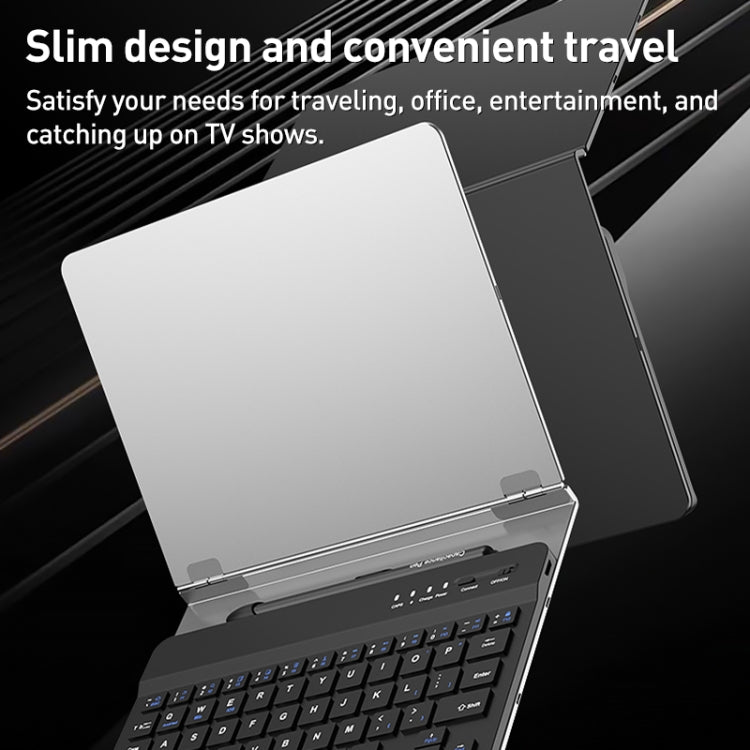 GKK Metal Folding Holder + Bluetooth Keyboard + Pen + Pen Slots + Mouse Set