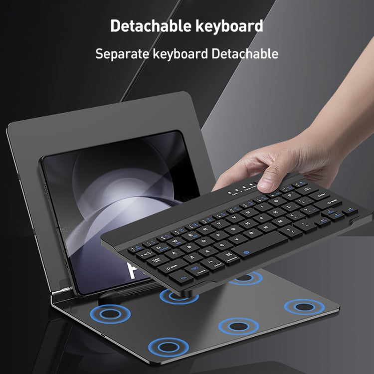 GKK Metal Folding Holder + Bluetooth Keyboard + Pen + Pen Slots + Mouse Set