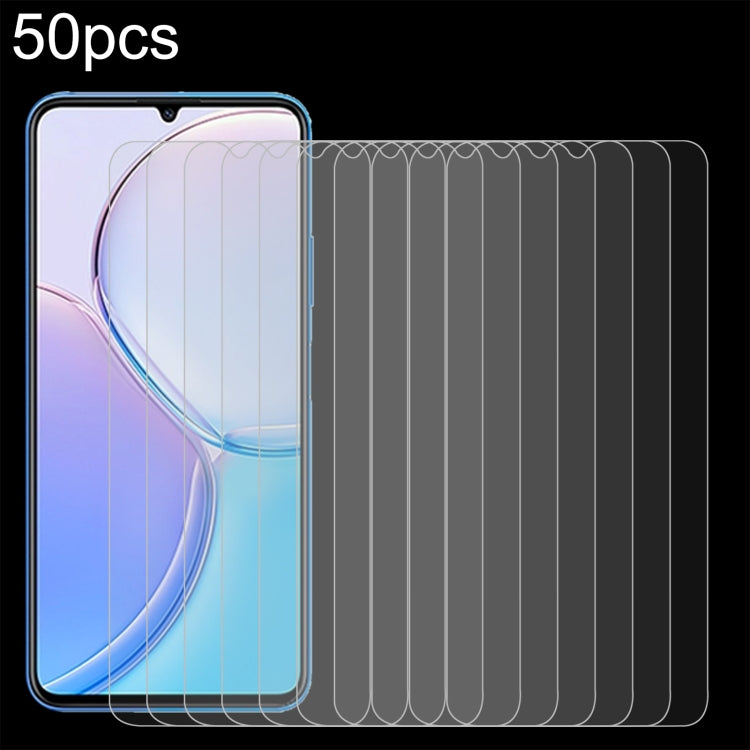 50pcs 0.26mm 9H 2.5D Tempered Glass Film, For Wiko T30 5G, For Wiko Hi Enjoy 80 Pro, For Wiko Hi Enjoy 80S, For Wiko Hi Enjoy 70 Plus, For Wiko T60, For Wiko Hi Enjoy 70, For Wiko T20, For Wiko Hi Enjoy 60s