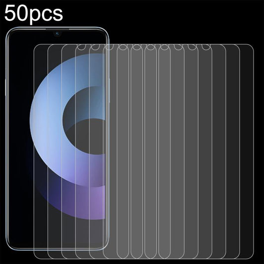 50pcs 0.26mm 9H 2.5D Tempered Glass Film, For Wiko Hi Enjoy 70 Plus, For Wiko T60, For Wiko Hi Enjoy 70, For Wiko T20, For Wiko Hi Enjoy 60s