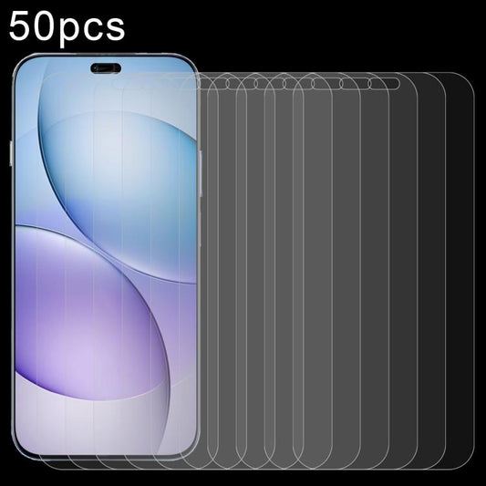 50pcs 0.26mm 9H 2.5D Tempered Glass Film
