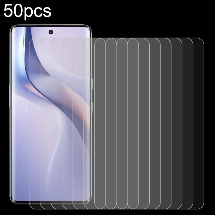 50pcs 0.26mm 9H 2.5D Tempered Glass Film, For BLU G95, For BLU Bold N4, For BLU G53
