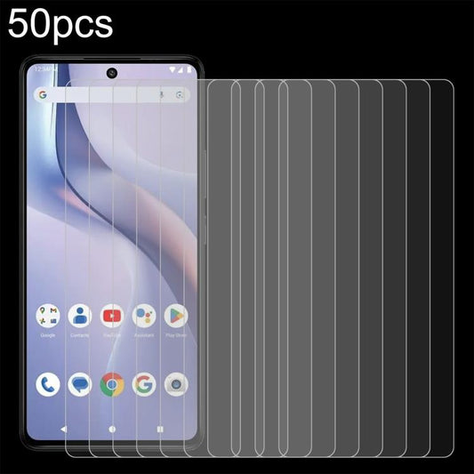 50pcs 0.26mm 9H 2.5D Tempered Glass Film, For BLU G95, For BLU Bold N4, For BLU G53