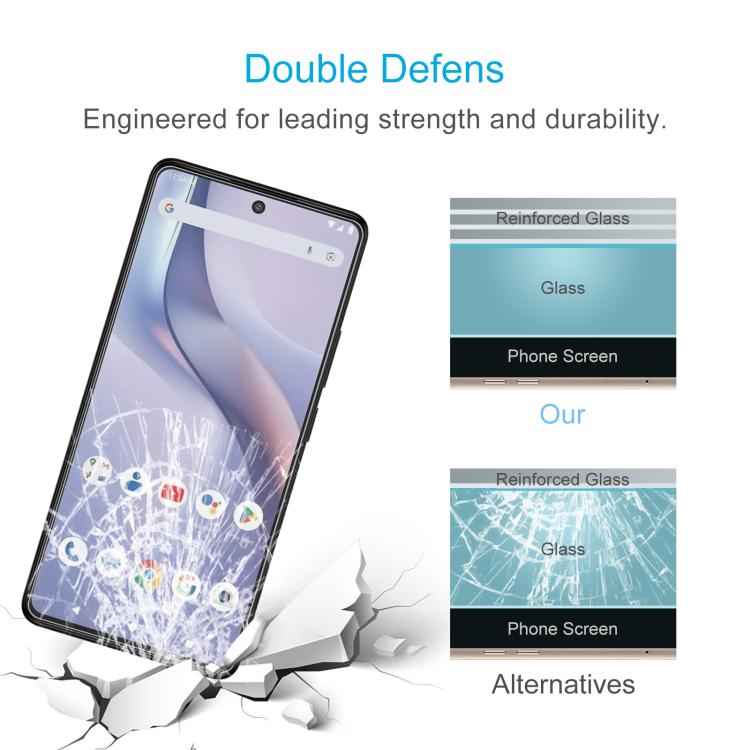 50pcs 0.26mm 9H 2.5D Tempered Glass Film, For BLU G95, For BLU Bold N4, For BLU G53
