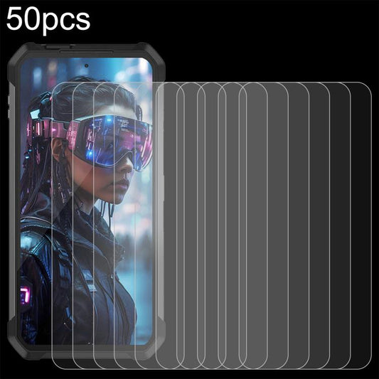 50pcs 0.26mm 9H 2.5D Tempered Glass Film