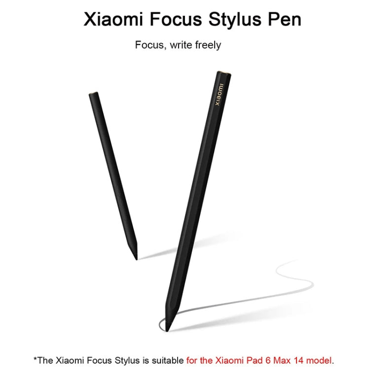 Original Xiaomi Focus Stylus Pen for Xiaomi Pad 6 Max 14 / Pad 6S Pro 12.4 / Pad 7 / Pad 7 Pro, Stylus Pen for Xiaomi Pad 6 Max 14 / Pad 6S Pro 12.4 / Pad 7 / Pad 7 Pro (Black)