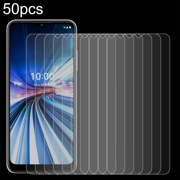 50pcs 0.26mm 9H 2.5D Tempered Glass Film, For Boost Mobile Celero 5G SC, For Boost Mobile Celero 5G 2024, For Boost Mobile Celero 5G+, For Boost Mobile Celero 5G