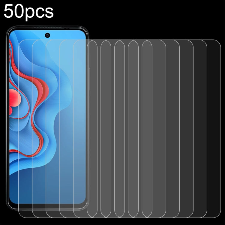 50pcs 0.26mm 9H 2.5D Tempered Glass Film, For Coolpad X100, For Coolpad Cool 40i, For Coolpad CP12s