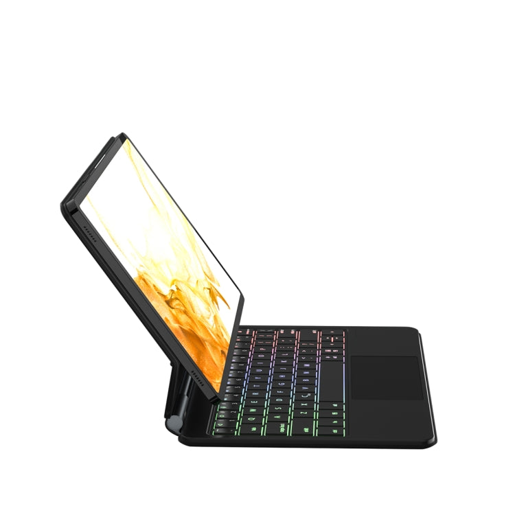 M11P-B-S9 Magnetic Bluetooth Keyboard Leather Tablet Case, For Samsung Galaxy Tab S9 FE/S9/S8