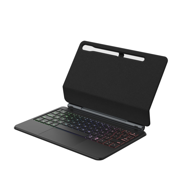 M11P-B-S9 Magnetic Bluetooth Keyboard Leather Tablet Case, For Samsung Galaxy Tab S9 FE/S9/S8