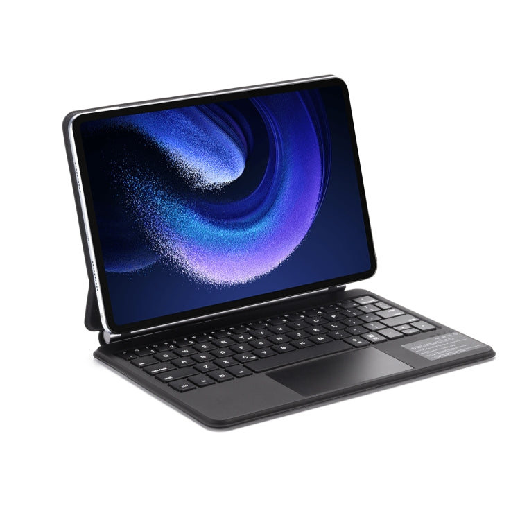 M11P-B-M611 Magnetic Bluetooth Keyboard Leather Tablet Case, For Xiaomi Pad 6 / Pad Pro