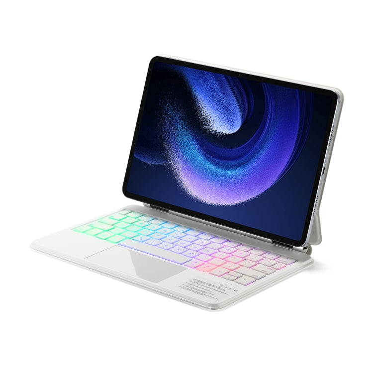 M11P-B-M611 Magnetic Bluetooth Keyboard Leather Tablet Case, For Xiaomi Pad 6 / Pad Pro