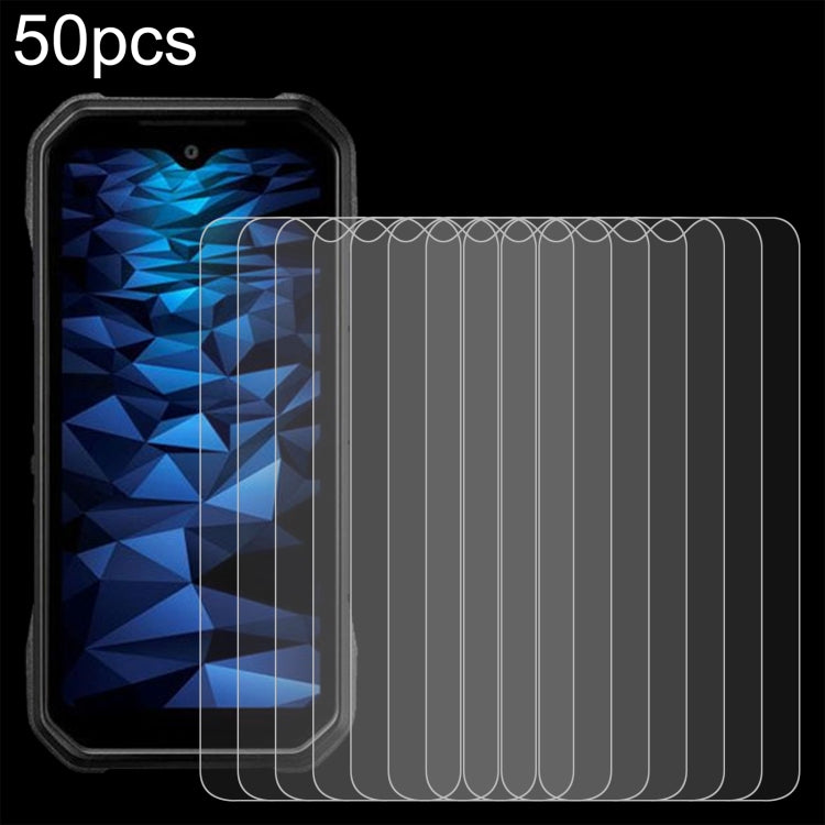 50pcs 0.26mm 9H 2.5D Tempered Glass Film, For Kyocera Digno SX4, For Kyocera DuraForce EX KY-51D