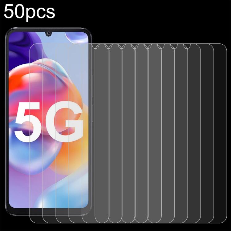 50pcs 0.26mm 9H 2.5D Tempered Glass Film, For Fossibot S2, For Fossibot S1 5G, For Fossibot F106 Pro
