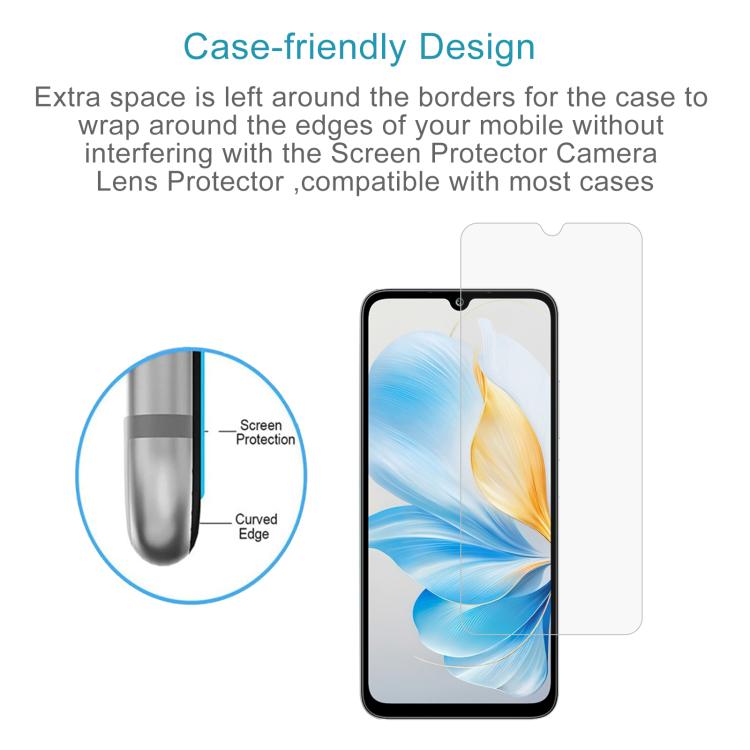 50pcs 0.26mm 9H 2.5D Tempered Glass Film, For Fossibot S2, For Fossibot S1 5G, For Fossibot F106 Pro