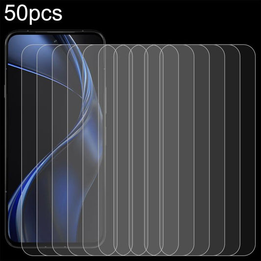 50pcs 0.26mm 9H 2.5D Tempered Glass Film, For Fujitsu Arrows Alpha F-51F, For Fujitsu Arrows We2, For Fujitsu Arrows We2 Plus