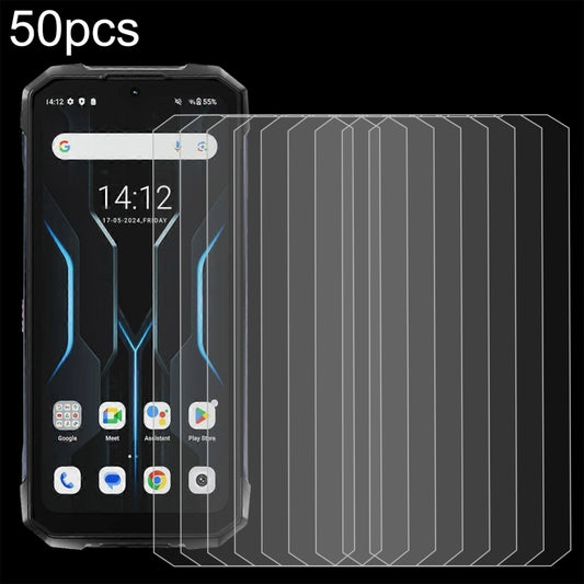 50pcs 3D 0.3mm Fine Hole High Aluminum Tempered Glass Film, For HOTWAV Hyper 7 Pro 5G