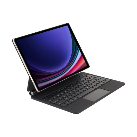 P710 Magnetic Bluetooth Keyboard Leather Tablet Case, For Samsung Galaxy Tab S9 FE / S9