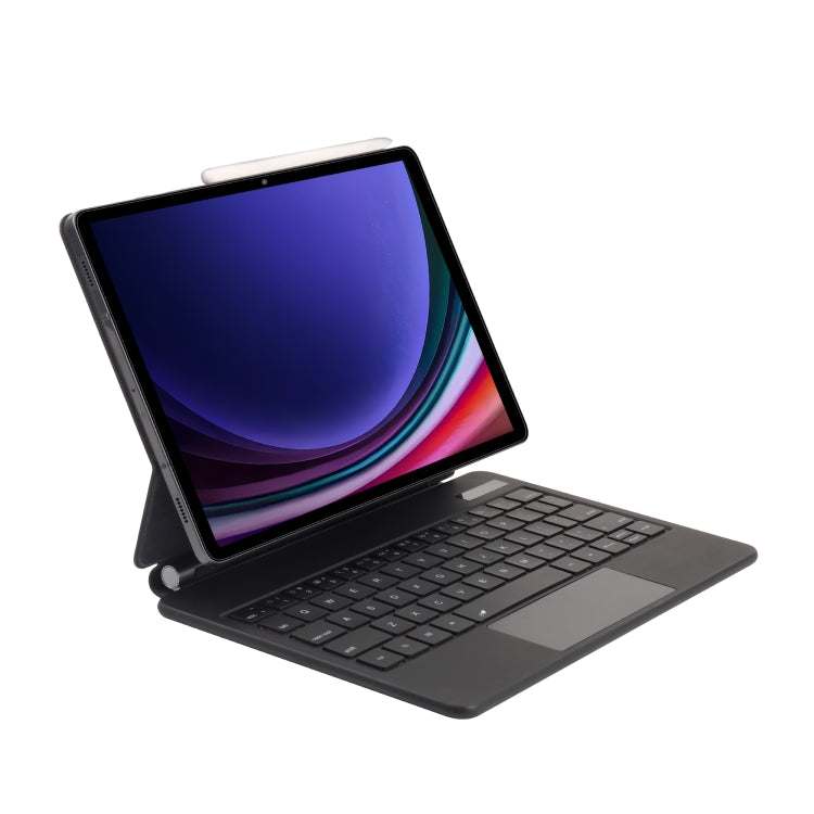 P810 Magnetic Bluetooth Keyboard Leather Tablet Case, For Samsung Galaxy Tab S10+ / S9 FE+