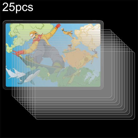 25pcs 9H 0.3mm Explosion-proof Tempered Glass Film, For UGEE UT3 14.25, For UGEE UT2 10.36 inch