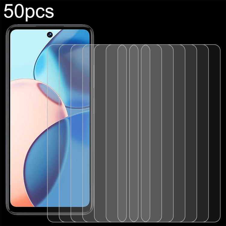 50pcs 0.26mm 9H 2.5D Tempered Glass Film, For Philips S6206, For Philips S6210 Essence 10, For Philips S6210 Essence 20