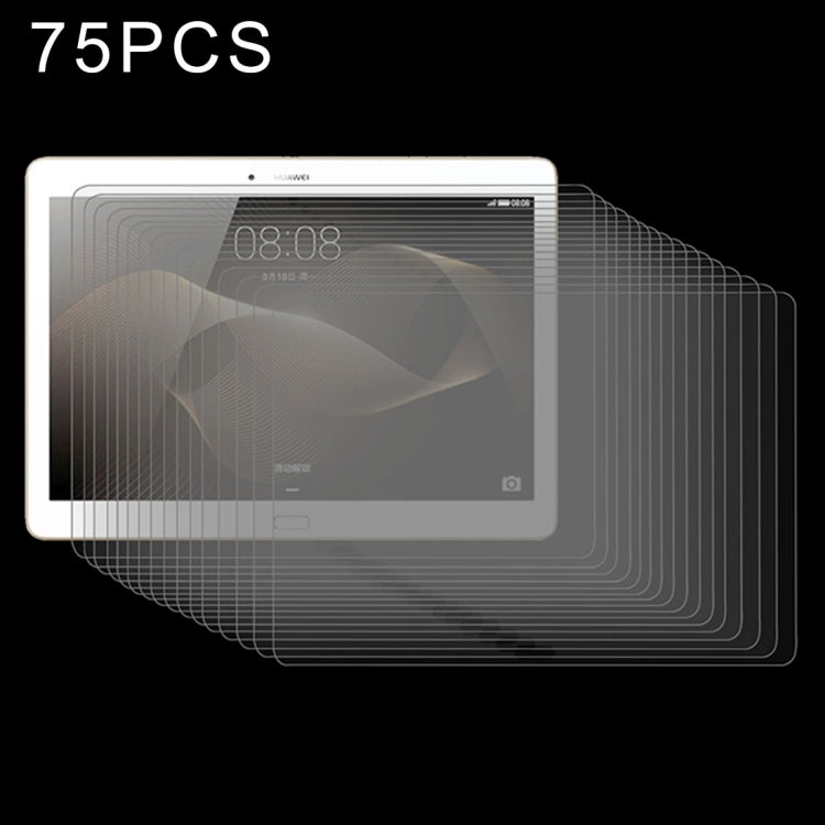 75 PCS for Huawei MediaPad M2 10.0 0.3mm 9H Hardness Tempered Glass Screen Film, For M2 10.0