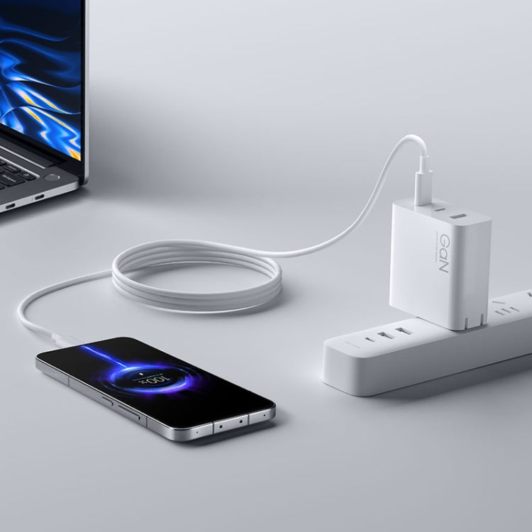 Original Xiaomi 140W 1 x USB + 2 x USB-C / Type-C Three Ports GaN Fast Charger Set, US Plug, 140W GaN Fast Charger Set