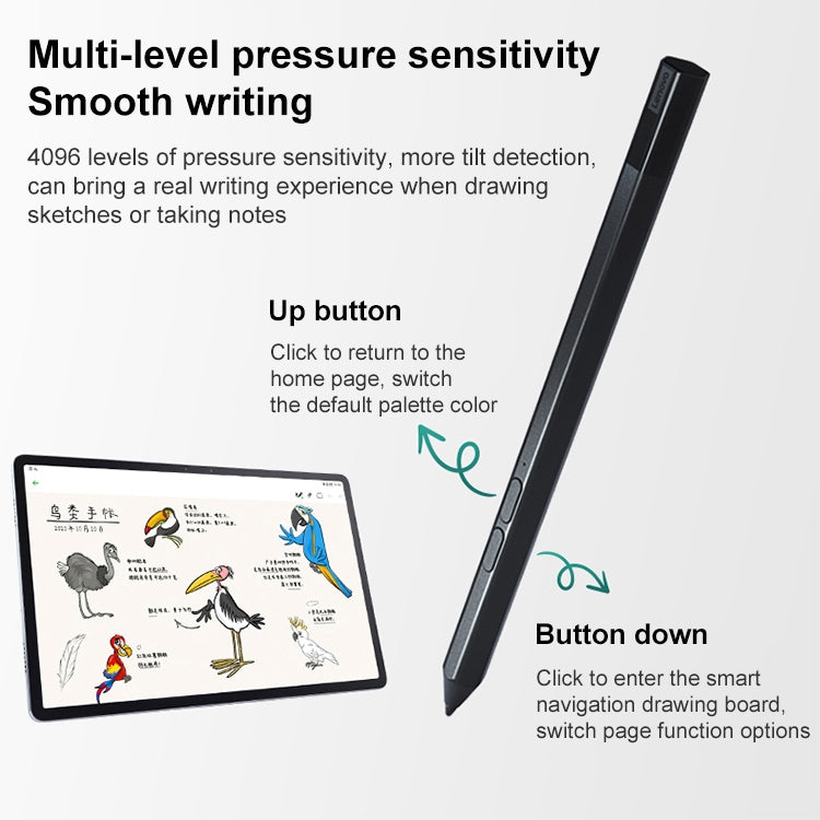 Original Lenovo 4096 Levels of Pressure Sensitivity Stylus Pen for XiaoXin Pad / Pad Pro (WMC0448 / WMC0446 / WMC0447 / WMC6621), For XiaoXin Pad / Pad Pro