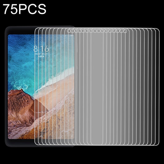 75 PCS 0.26mm 9H Surface Hardness Explosion-proof Tempered Glass Film for Xiaomi Mi Pad 4, Xiaomi Mi Pad 4