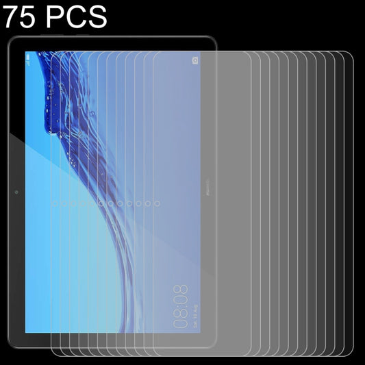 75 PCS 0.26mm 9H Surface Hardness Explosion-proof Tempered Glass Film for Huawei MediaPad T5 10.1, For MediaPad T5