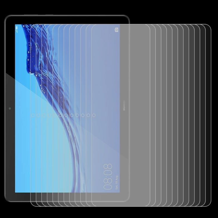 75 PCS 0.26mm 9H Surface Hardness Explosion-proof Tempered Glass Film for Huawei MediaPad T5 10.1, For MediaPad T5