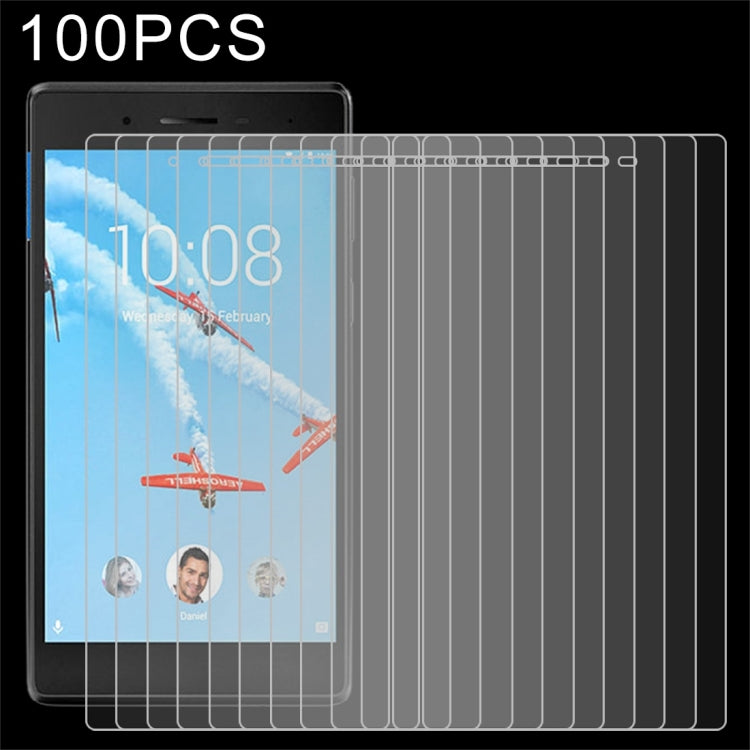 100 PCS 0.3mm 9H Full Screen Tempered Glass Film for Lenovo Tab 7 / Tab 4 TB-7504, Lenovo Tab 7 / Tab 4 TB-7504