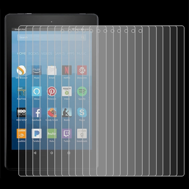 75 PCS 0.3mm 9H Full Screen Tempered Glass Film for Amazon Kindle  Fire HD 8 2016, For Fire HD 8 2016 (75pcs)