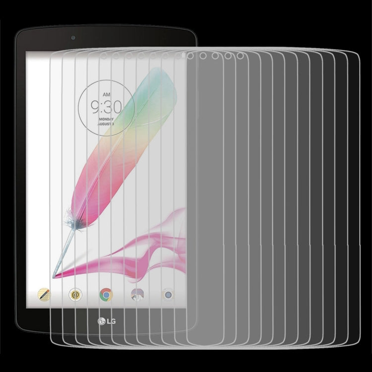 75 PCS 0.3mm 9H Full Screen Tempered Glass Film for LG G PAD F 8.0 / V495, LG G PAD F 8.0 / V495