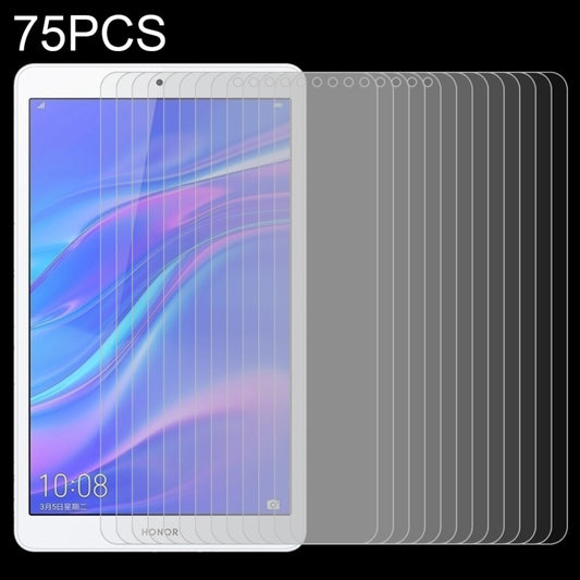 75 PCS 9H Surface Hardness 8 Inches Anti-fingerprint Explosion-proof Tempered Glass Film for Huawei Honor Tab 5, Huawei Honor Tab 5