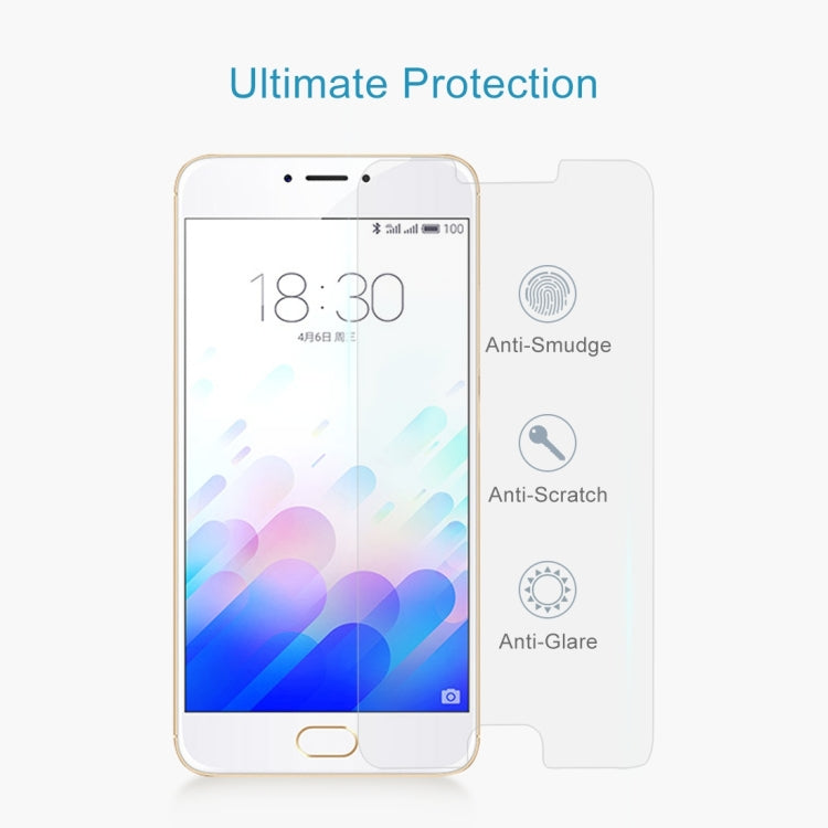 100 PCS for Meizu M3 Note / Meilan Note 3 0.26mm 9H Surface Hardness 2.5D Explosion-proof Tempered Glass Screen Film, For M3 Note / Meilan Note 3