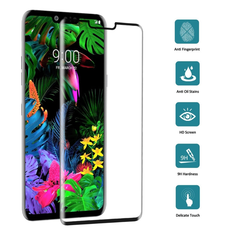 25 PCS 9H 3D Full Screen Tempered Glass Film for LG G8 ThinQ, For LG G8 ThinQ