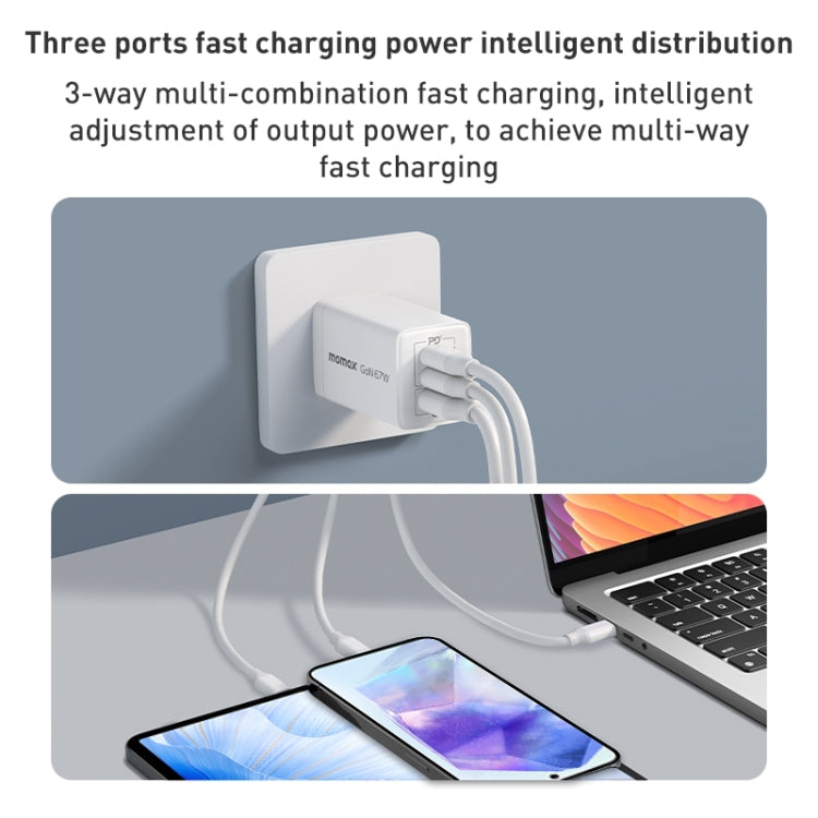 MOMAX UM30 PD 67W Fast Charger Power Adapter, CN Plug, CN Plug